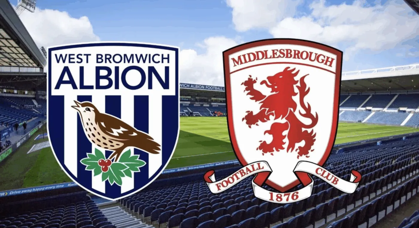 Championship: Middlesbrough vs West Brom 2h ngày 20/9